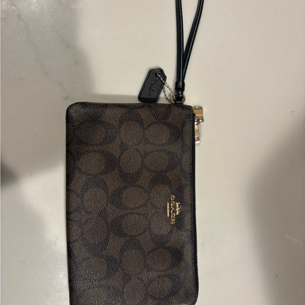 Coach Double Zip Wrist Wallet